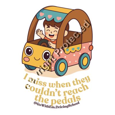 I miss when they couldn't reach the pedals Thumbnail
